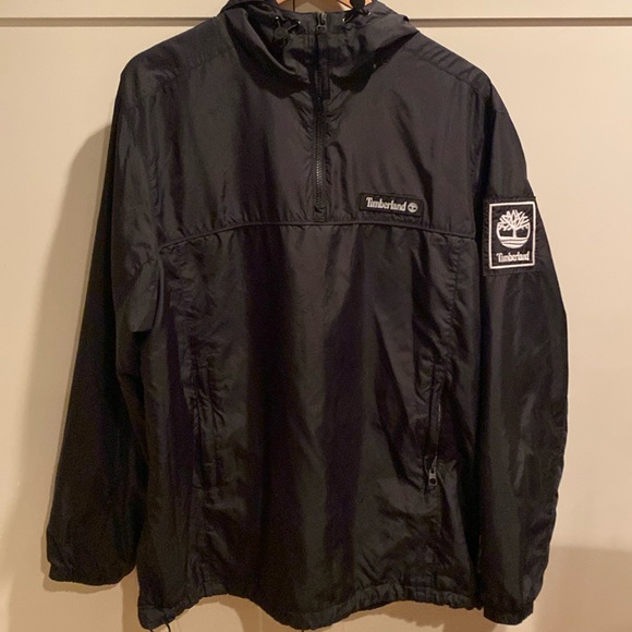 Timberland 1/4 Zip Men’s Windbreaker Size L - Picture 1 of 5